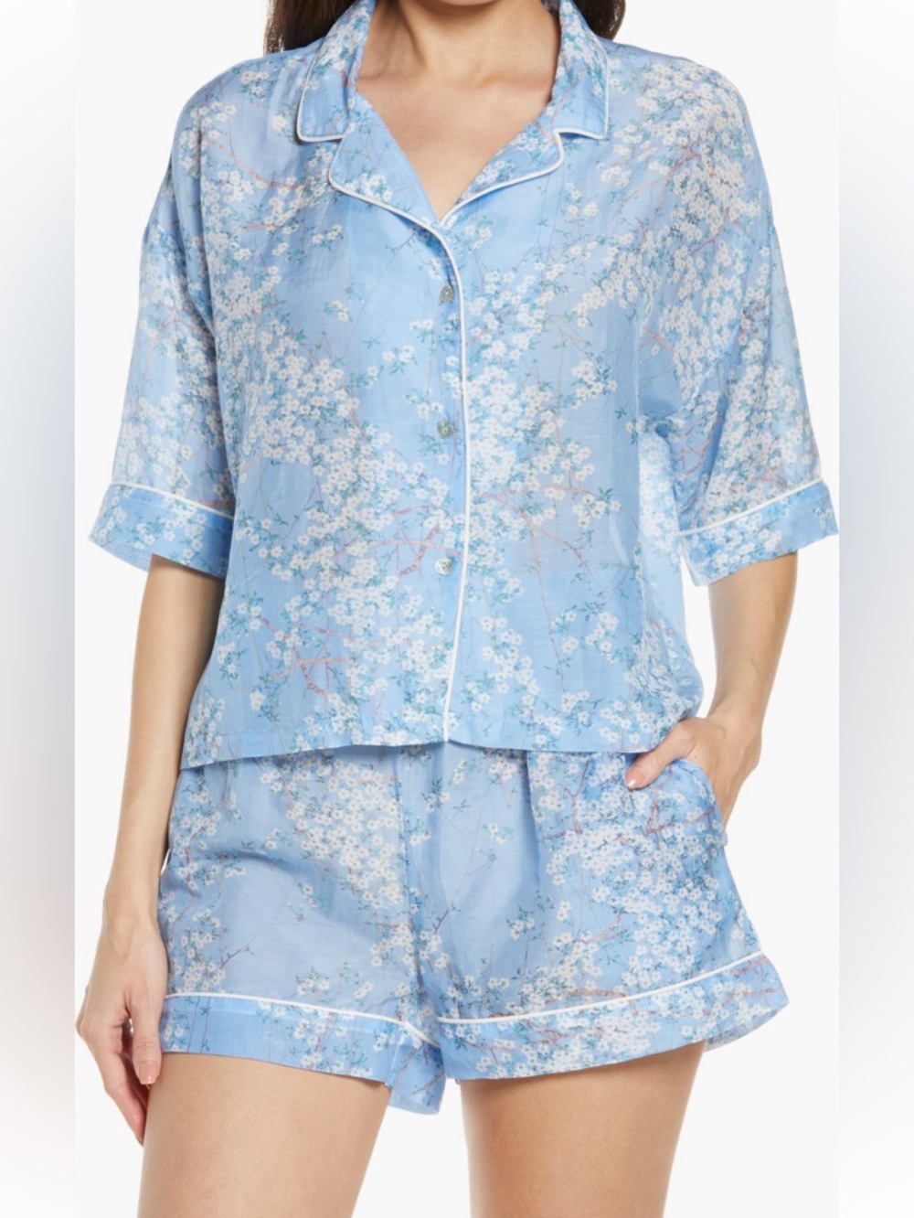 Papinelle Cotton Silk Pajama Set BNWT XL Sold Out!